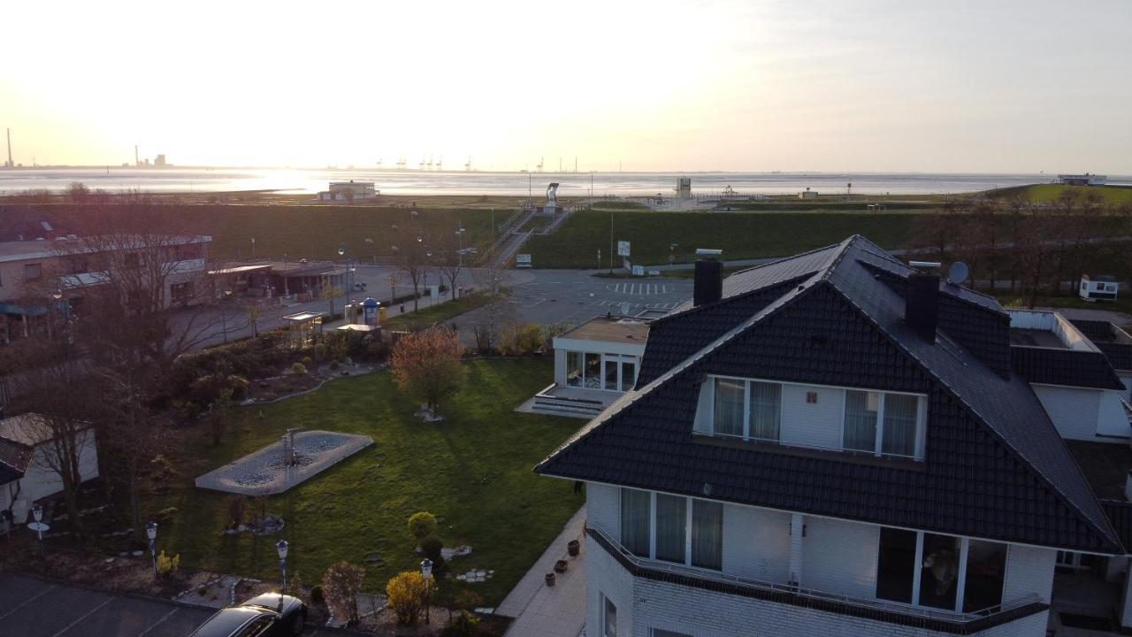 Hotel Am Friesenstrand Tossens Buitenkant foto